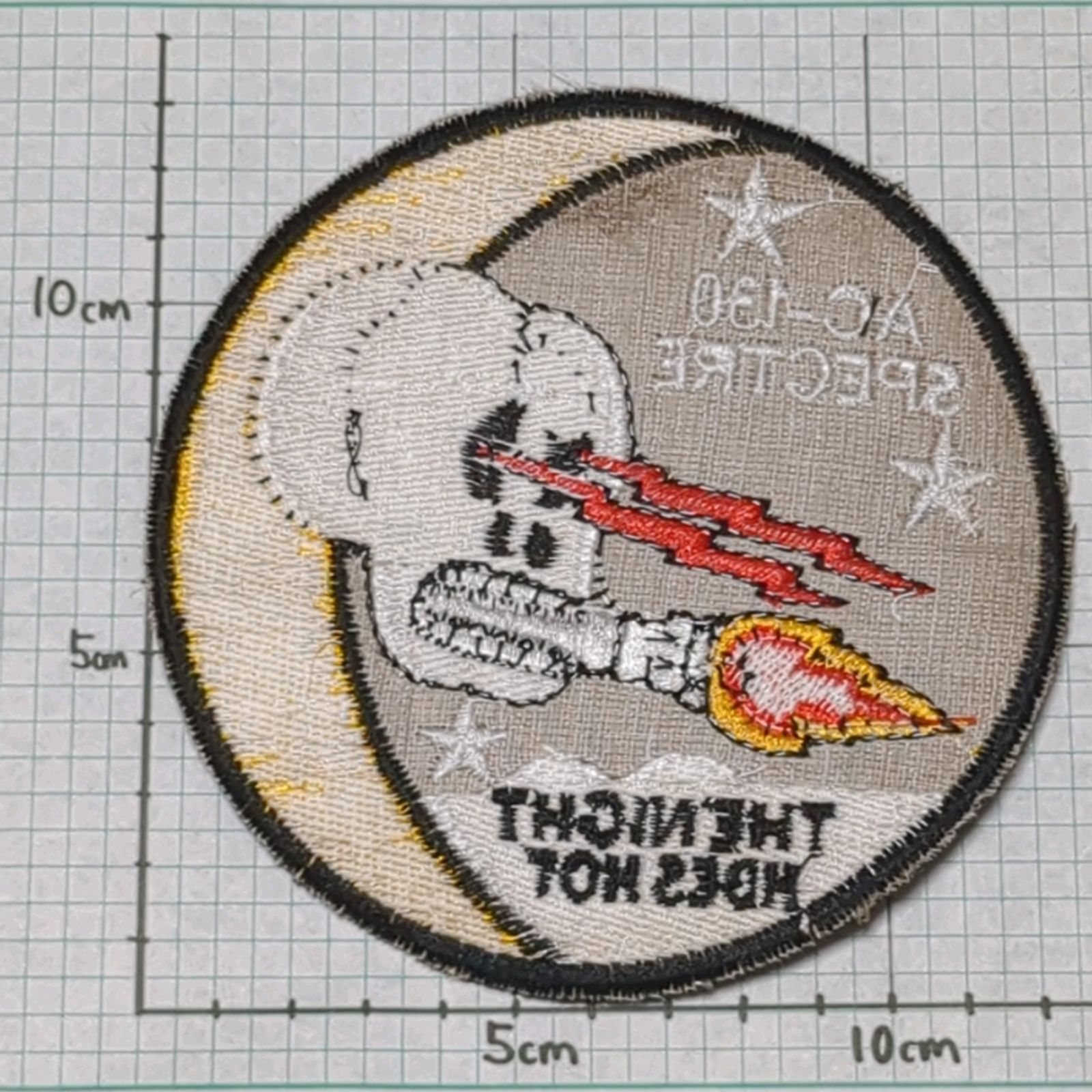 大サイズ】BIG DC37 スカル ドクロ 骸骨 ベトナム 戦争 ワッペン 人気