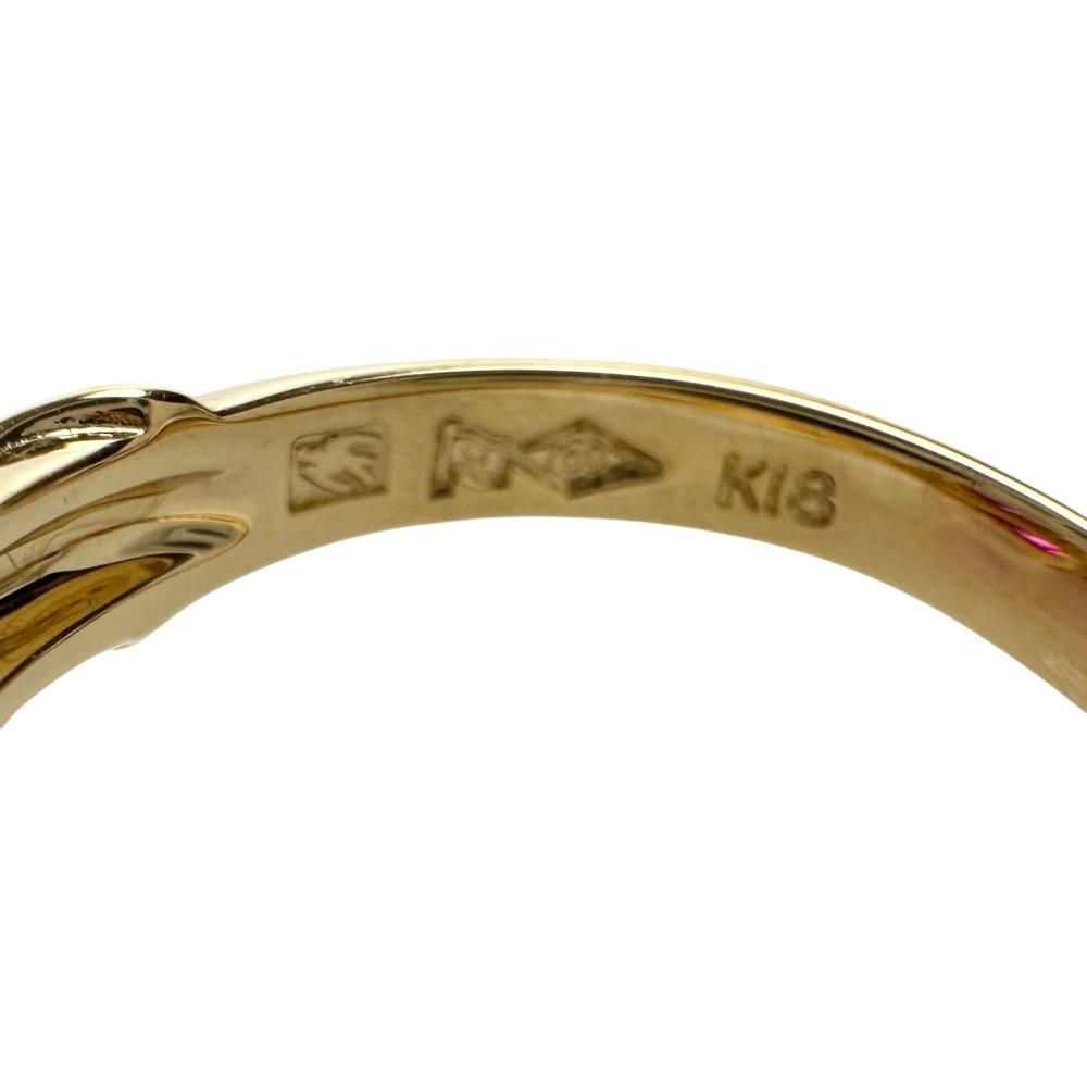 12号 セイコージュエリー ルビー 1.00ct ダイヤモンド 0.12ct リング 