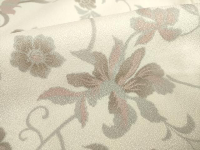 花唐草文 洗える着物