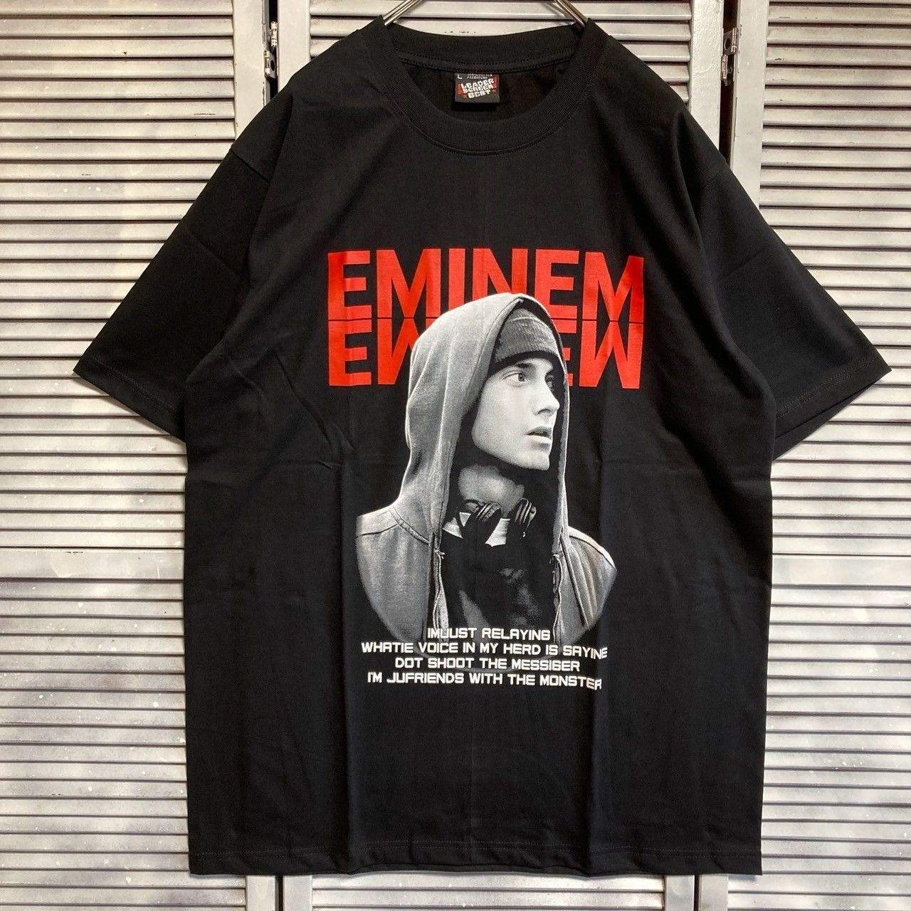 エミネム EMINEM 黒 ヒップホップ ラッパー ラップ HIPHOP 
