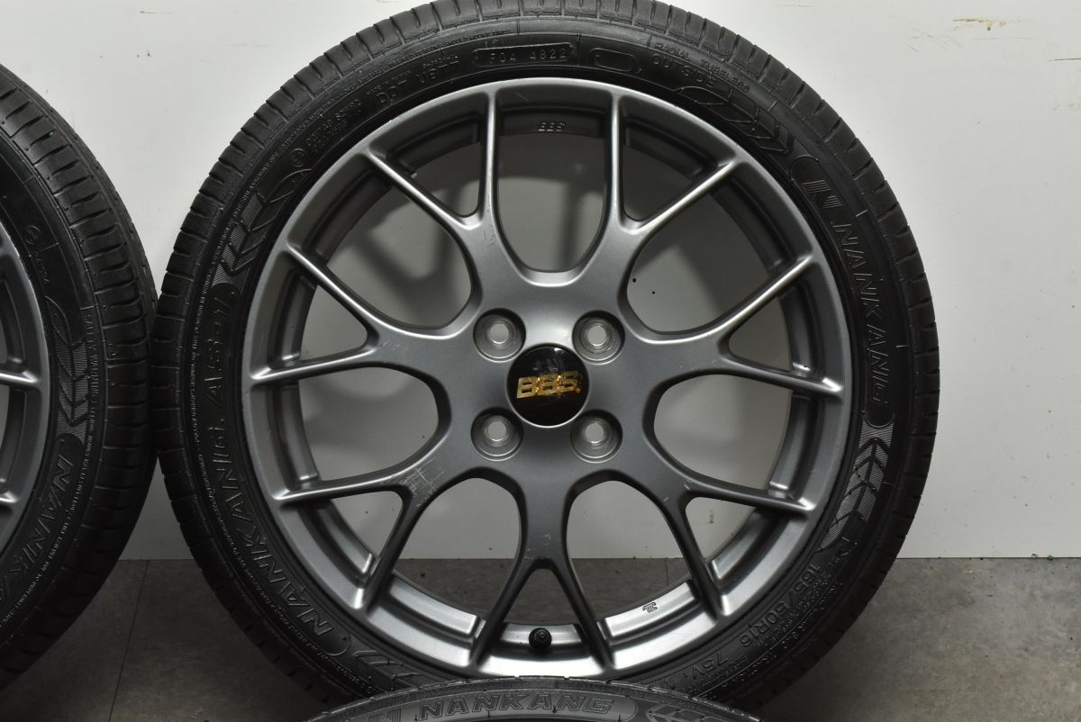 希少 鍛造】ダイハツ コペン GRスポーツ 純正 BBS製 マットグレイ 16in 希少 鍛造】ダイハツ コペン GRスポーツ 純正 BBS製 マットグレイ 16in