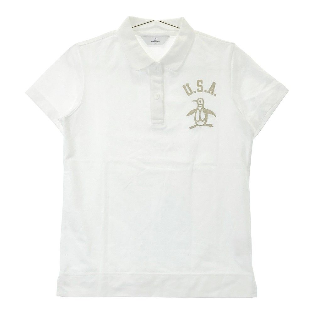 サイズ：M MUNSING WEAR マンシングウェア  半袖ポロシャツ  ホワイト系 [240101257736]# ゴルフウェア レディース ストスト