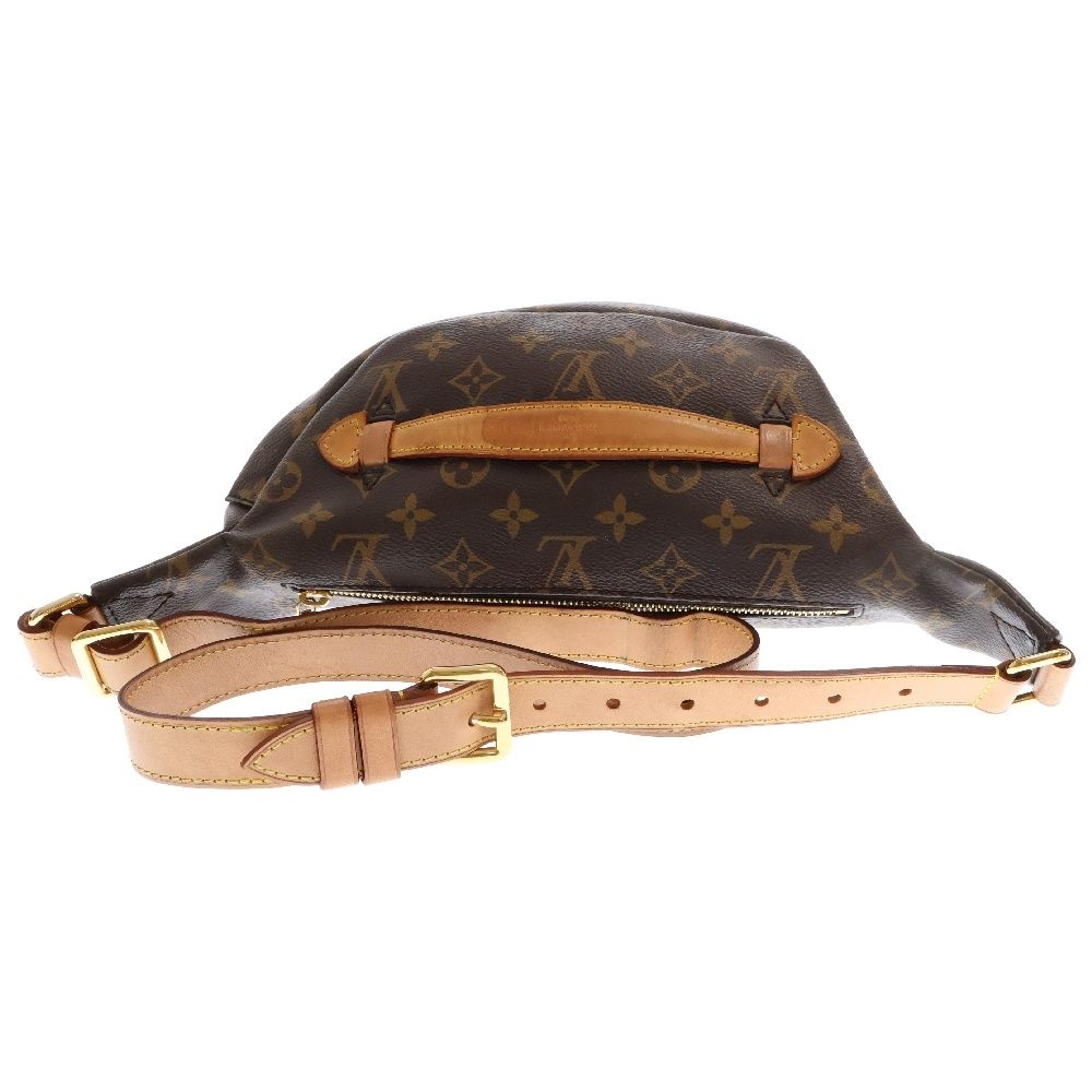 LOUIS VUITTON ルイヴィトン モノグラム バムバッグ ボディバッグ M43644 RFID ブラウン