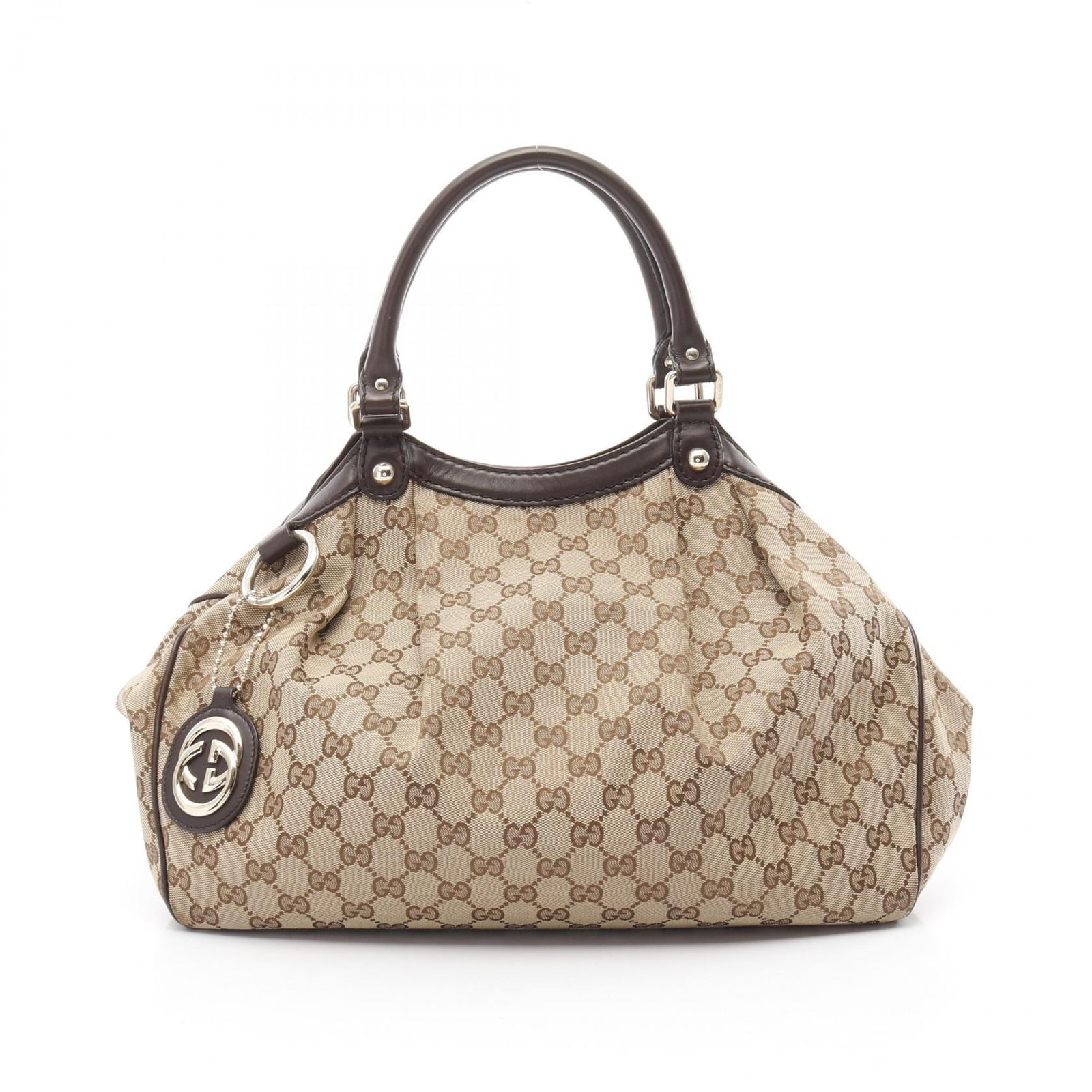 グッチ GUCCI ハンドバッグ スーキー GGキャンバス 211944 ベージュ  