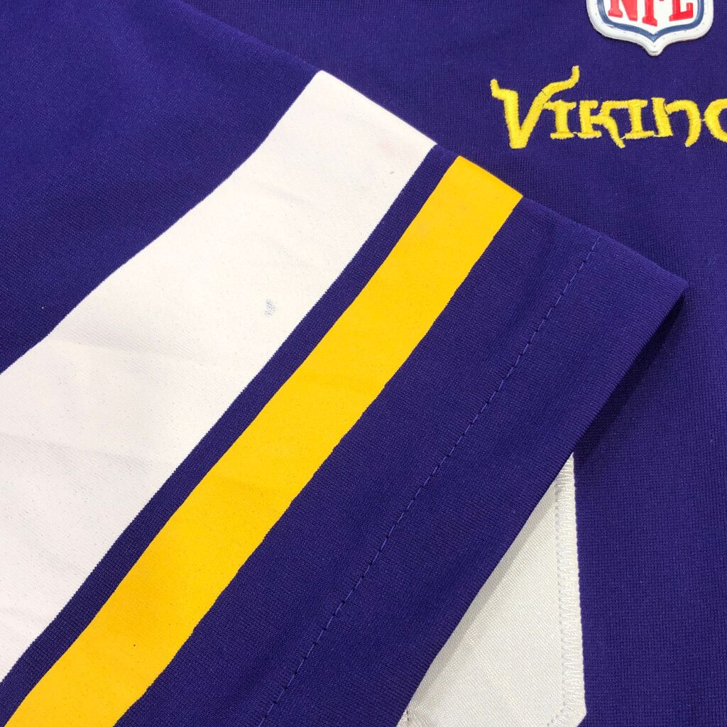 NIKEナイキNFLミソネタ バイキングスオフィシャルジャージフットボールXL アメフト NIKE NFL ミネソタ・バイキングス Tシャツ Sサイズ新品の