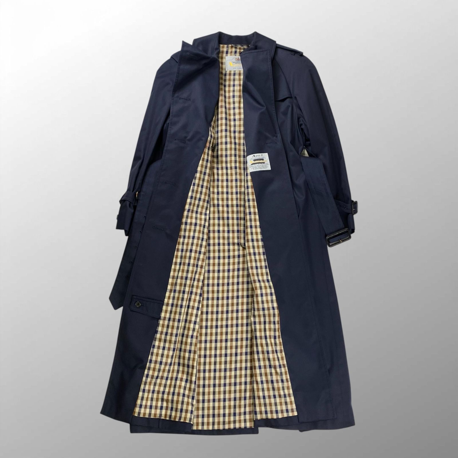 最終80s vintage Aquascutumトレンチコート VINTAGE Aquascutum アクアスキュータム / 80s TRENCH COAT トレンチ