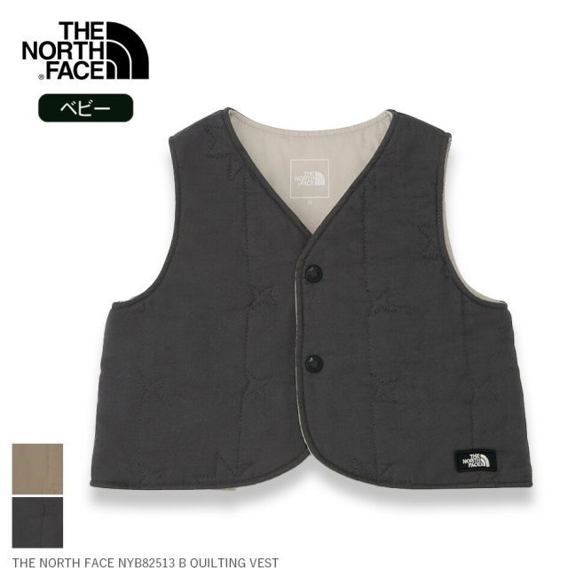ザ ノース フェイス ベビー キルティング ベストTHE NORTH FACE NYB82513 B QUILTING VEST 中綿ベスト ノースフェイス オーガニックコットン カポック素材 軽量 防寒 快適 ギフト 出産祝い