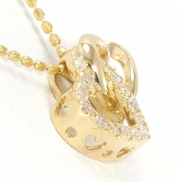 AHKAH アーカー K18 ダイヤ ローラハートネックレス アーカー AHKAH