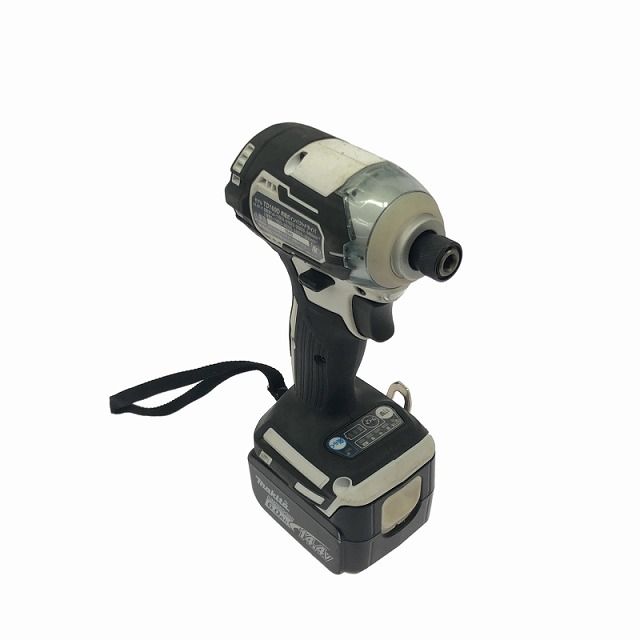比較的 makita マキタ 14.4V 充電式インパクトドライバー TD160D 白 ホワイト バッテリー1個 14.4V 6.0Ah 充電器 ケース付 HRDEVELOPMENT_JP