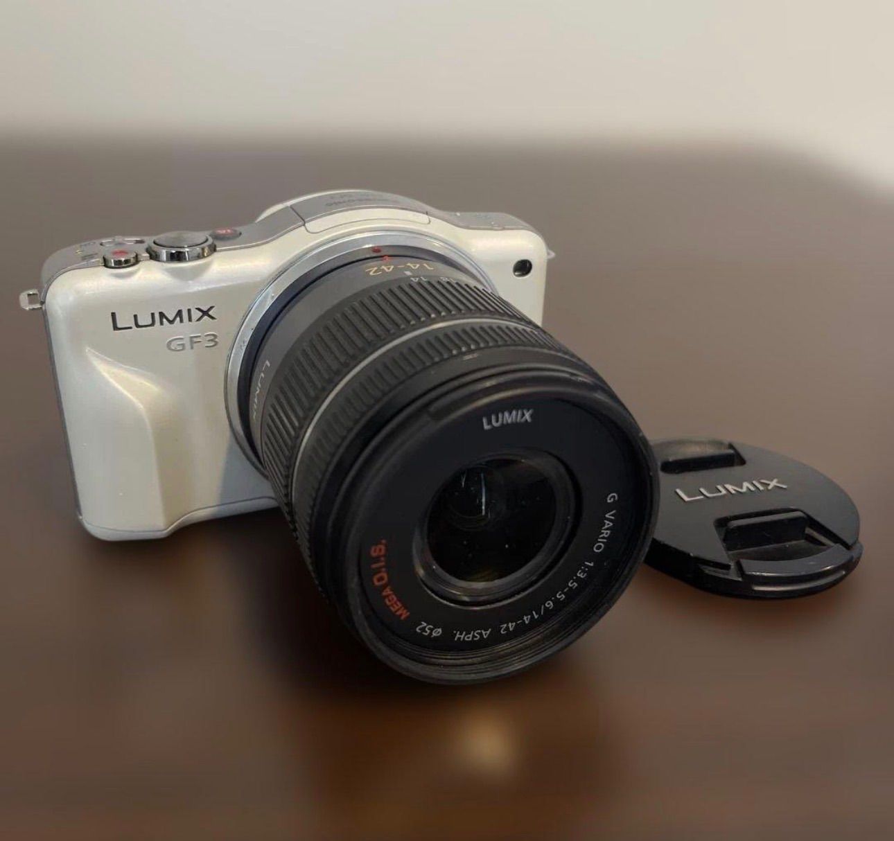 4974 Panasonic LUMIX GF3 ホワイト デジカメ - メルカリ