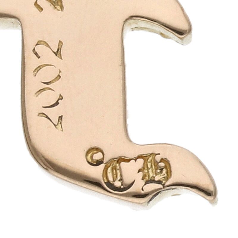 クロムハーツ 22K ALPHABET CHARM P/D/アルファベットチャーム Fイニシャルチャーム/PAVEダイヤネックレストップ メンズ -  メルカリ