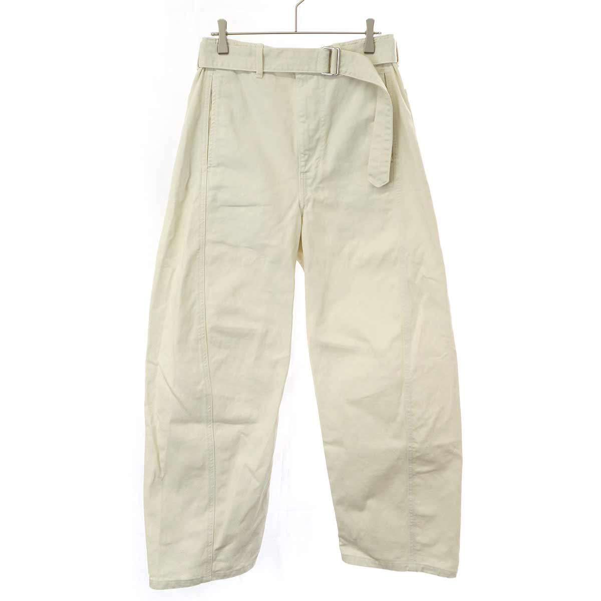LEMAIRE ルメール TWISTED BELTED PANTS ベルテッドツイストデニム 