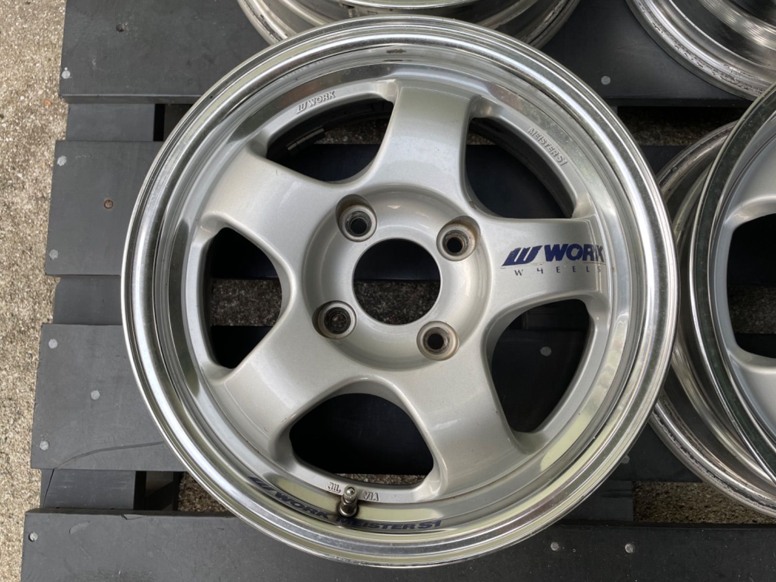 人気2024WORK ホイール マイスター S1 2P 15インチ×9.5J MEISTER 15x9.5J 社外品