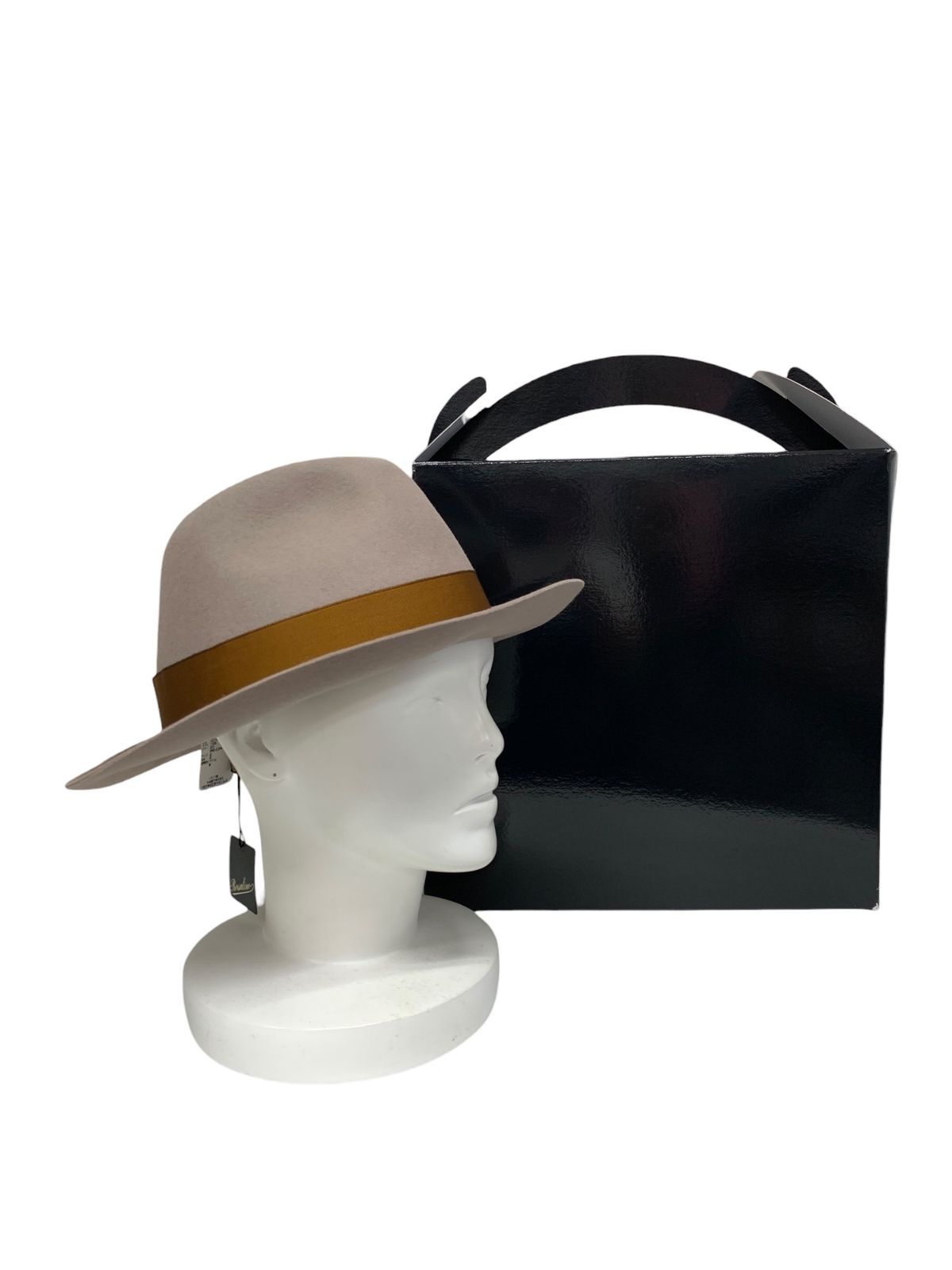 ボルサリーノ QUALITA SUPERIORE アネッロ ミディアムブリム 2321143360 ハット ベージュ クオリタ スーペリオーレ ラビットファー サイズ62 ITTHHWB7OE6K