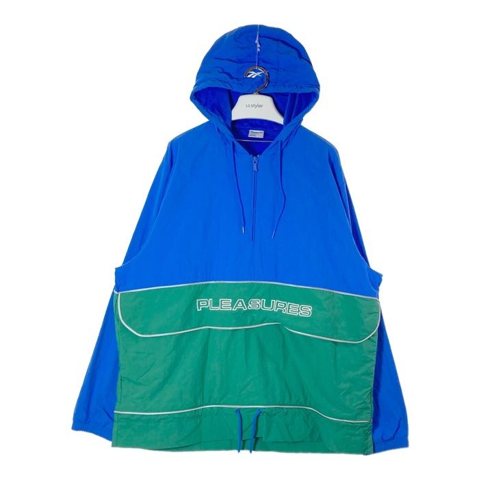 Reebok リーボック PREASURES プレジャーズ FH9299 アノラックジャケット ブルーxグリーン sizeL