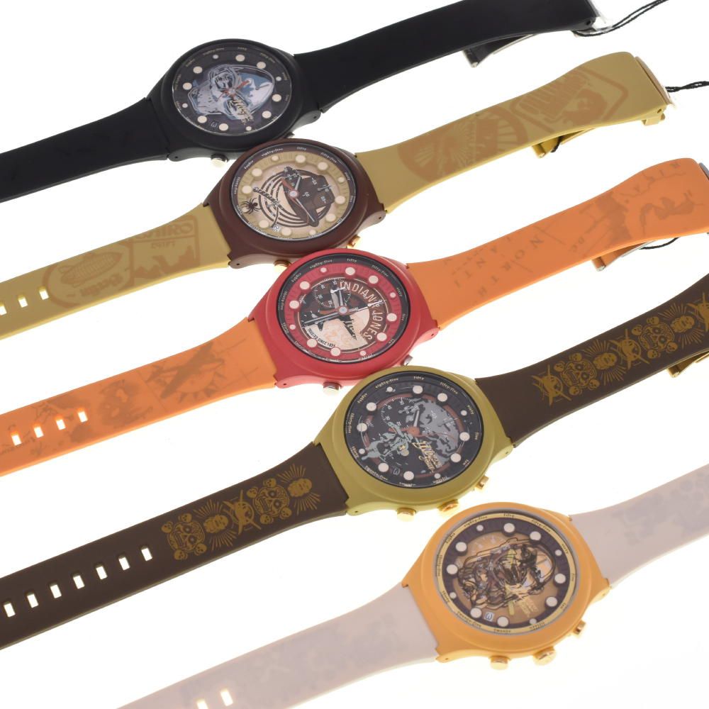 未使用 300本限定 GSX ジーエスエックス  インディージョーンズ  SMART STYLE 5本セット  メンズ 腕時計