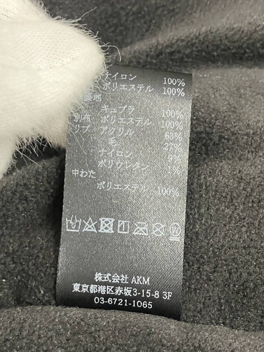 1piu1uguale3|ウノピュウノウグァーレトレ|ナイロンモンスターパーカーモッズコート|MRC131|サイズ4|ブラック