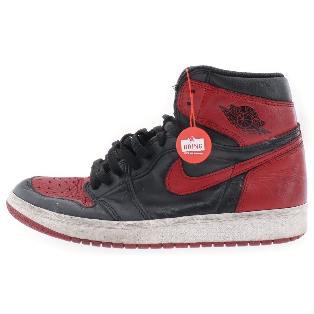 NIKE (ナイキ) 16年製 AIR JORDAN 1 RETRO HIGH OG BANNED BRED エア 