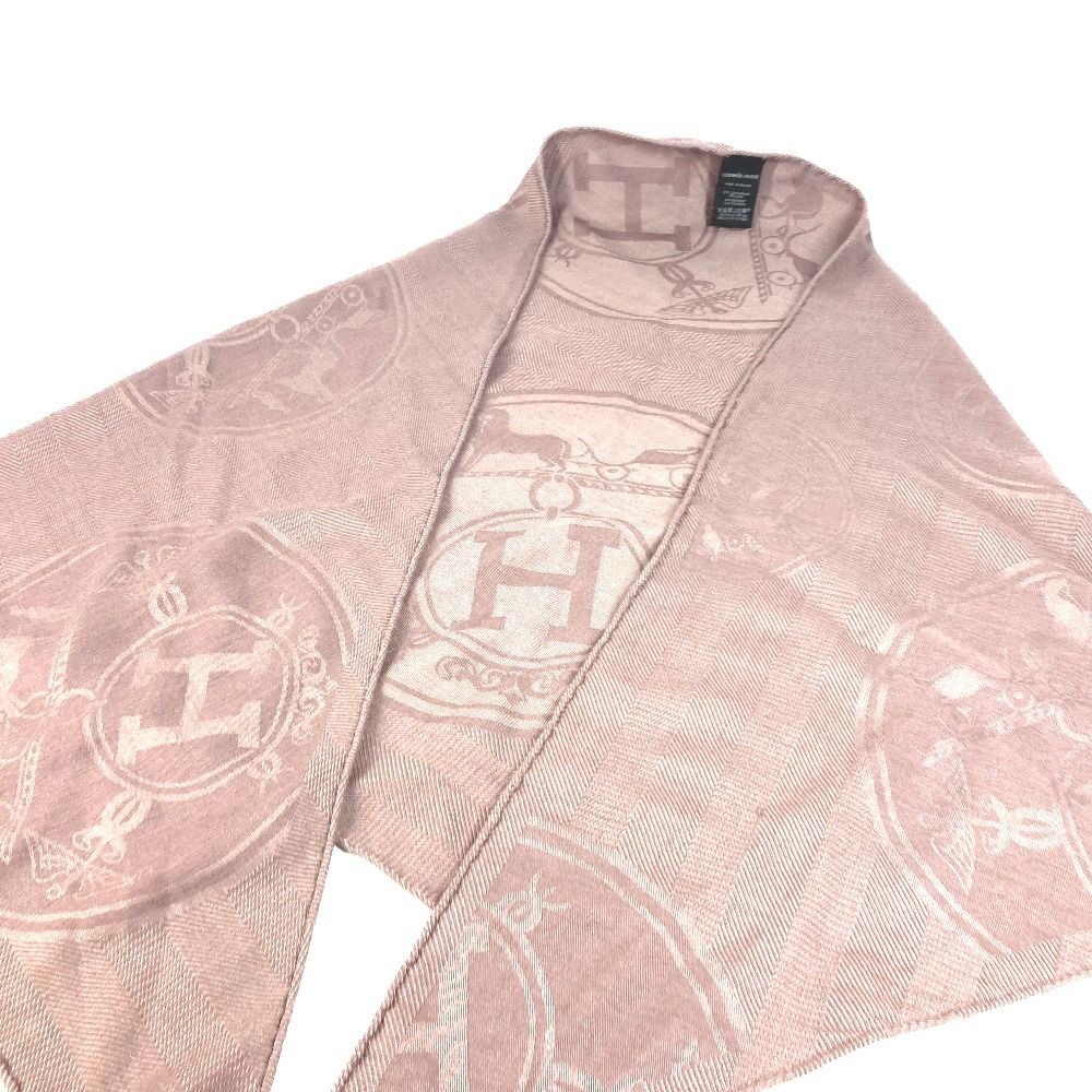 レディース HERMES エルメス ひし形 ロサンジュ スカーフ ピンク系