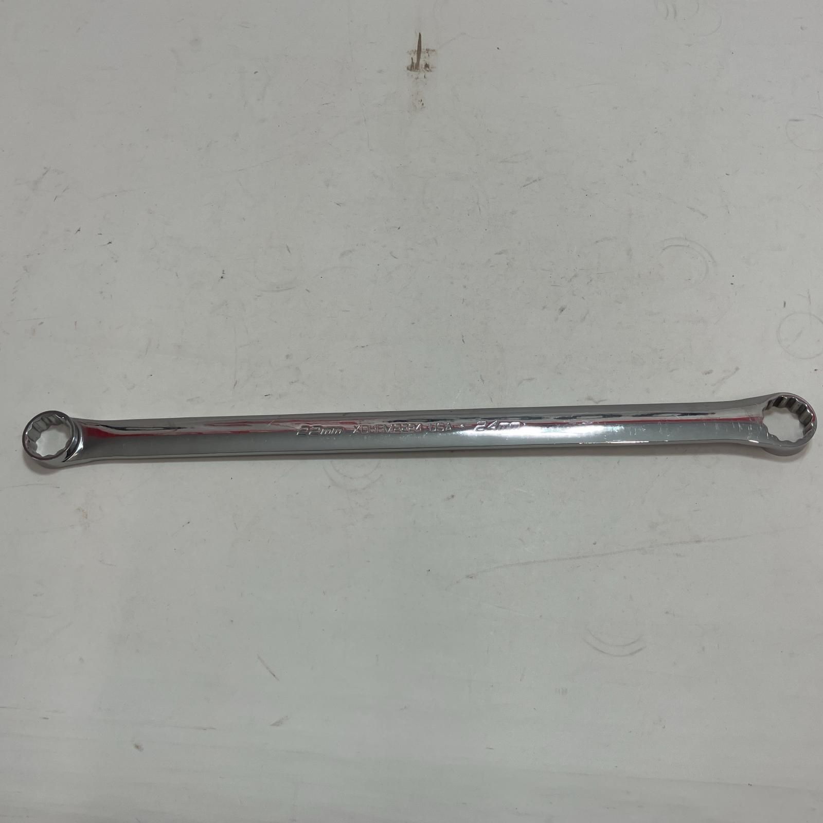 Snap-on スナップオン 両口メガネレンチ ロングストレート XDHFM2224 22mm|24mm