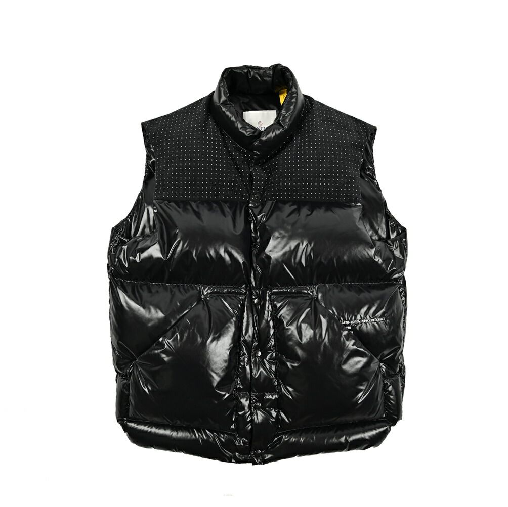 MONCLER モンクレール / ダウンベスト スタンドカラー 異素材コンビ