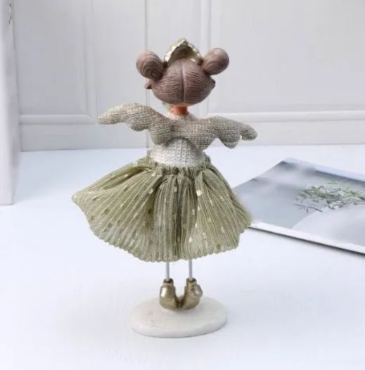 マペットの花の妖精少女エルフ天使の飾り人形
