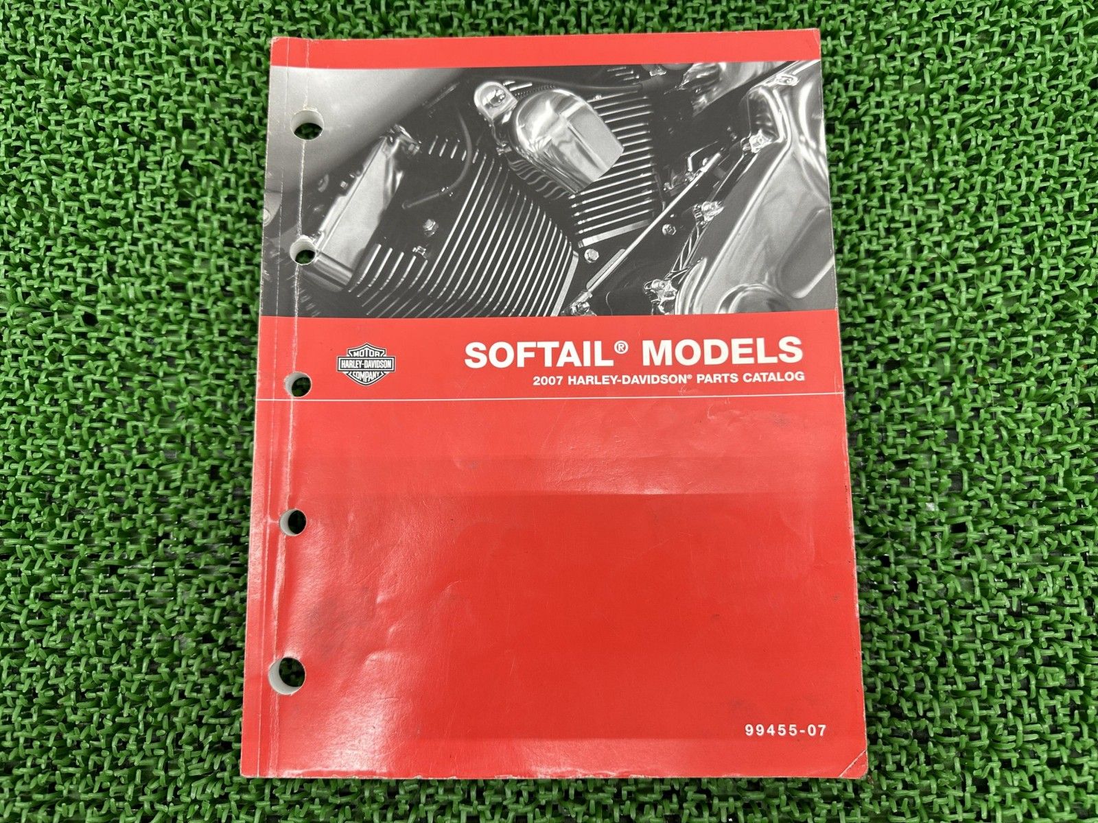 ソフテイル パーツリスト 英語版 ハーレー 正規 バイク 整備書 2007年ソフテイルモデル パーツカタログ FXST mF