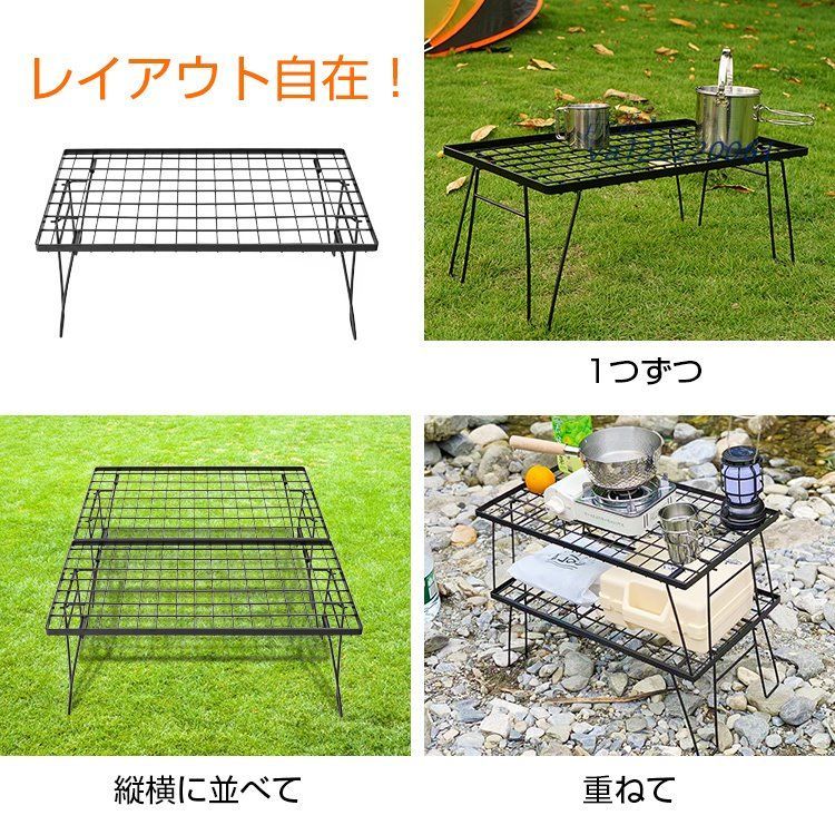 【新品未使用】アウトドアテーブル 鉄製 9211310090066-5.jpg