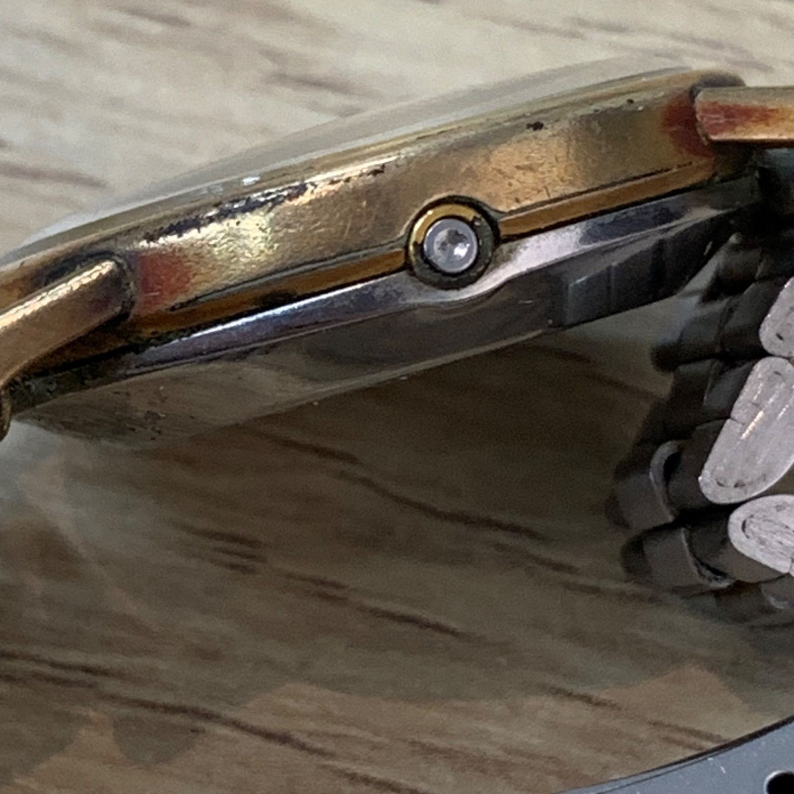 オメガ OMEGA デビル クォーツ ゴールド 動作未確認 腕時計