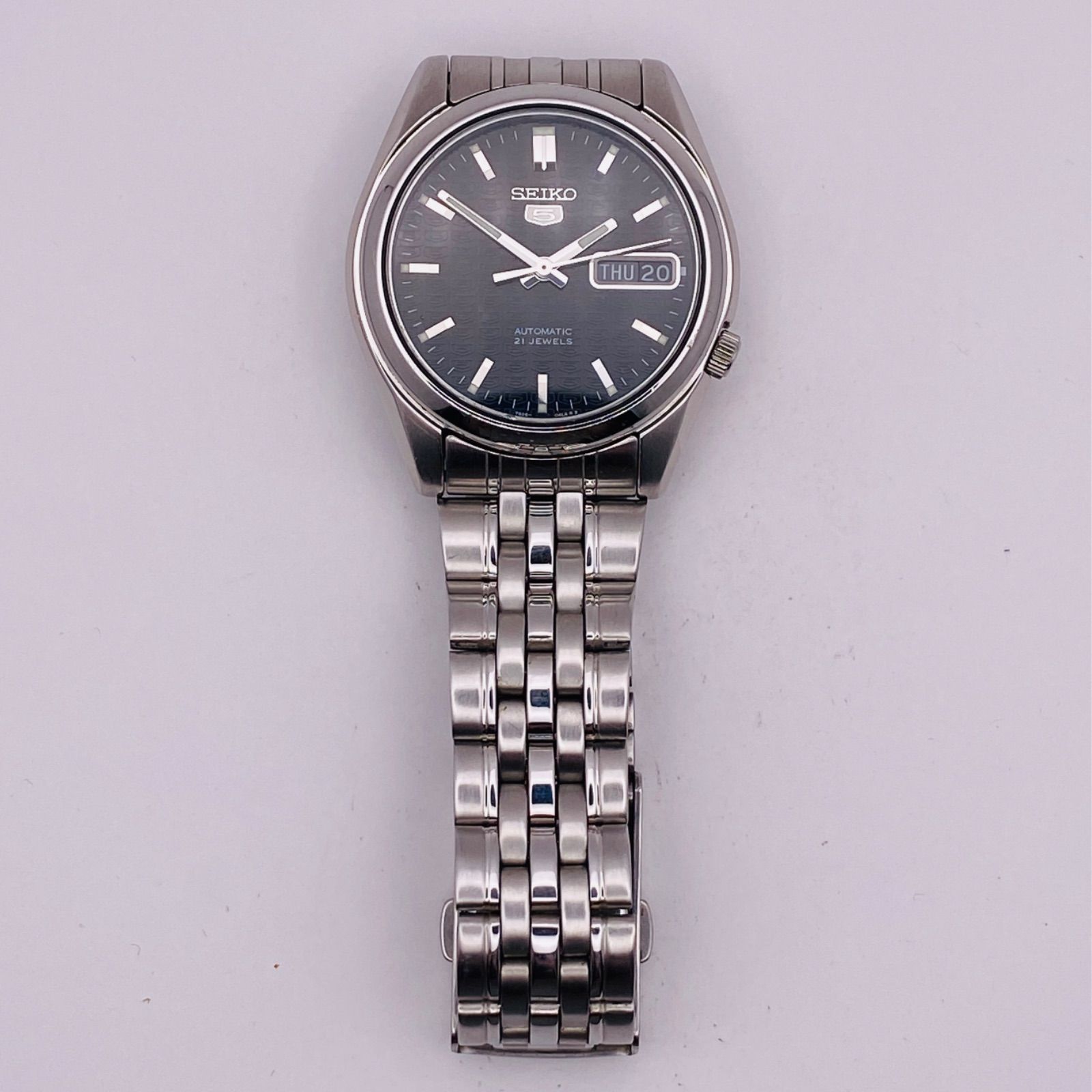 T153）希少 良品 稼動品 機械式自動巻き SEIKO セイコー 5 ファイブ 