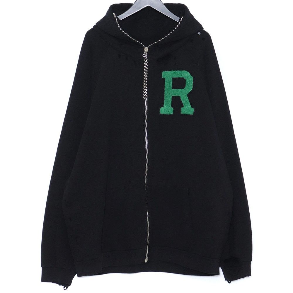 RAF SIMONS バッジアンドプリントジップアップパーカー Sサイズ - メルカリ