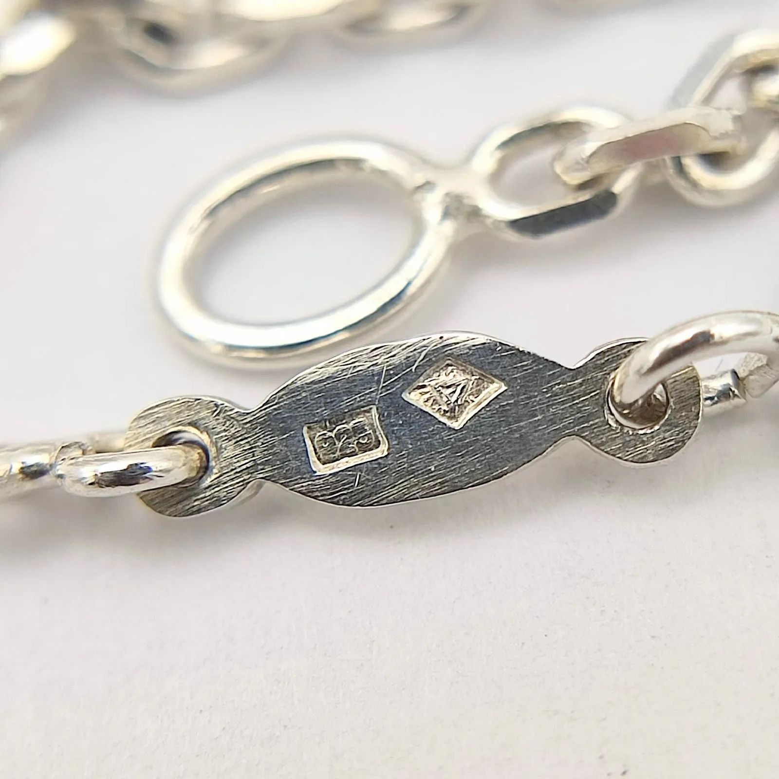 美品】HERMES エルメス チェーンネックレス SILVER シルバー925 50 