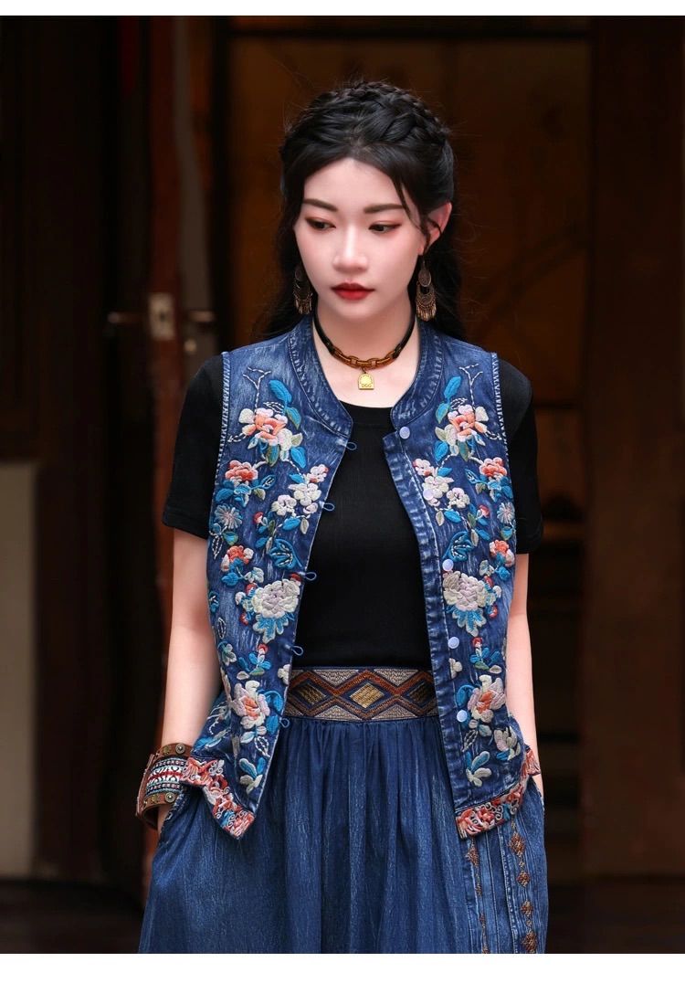 チマヨベスト ブラウン ニットベスト Geo Trowark】サロ別注・ニット