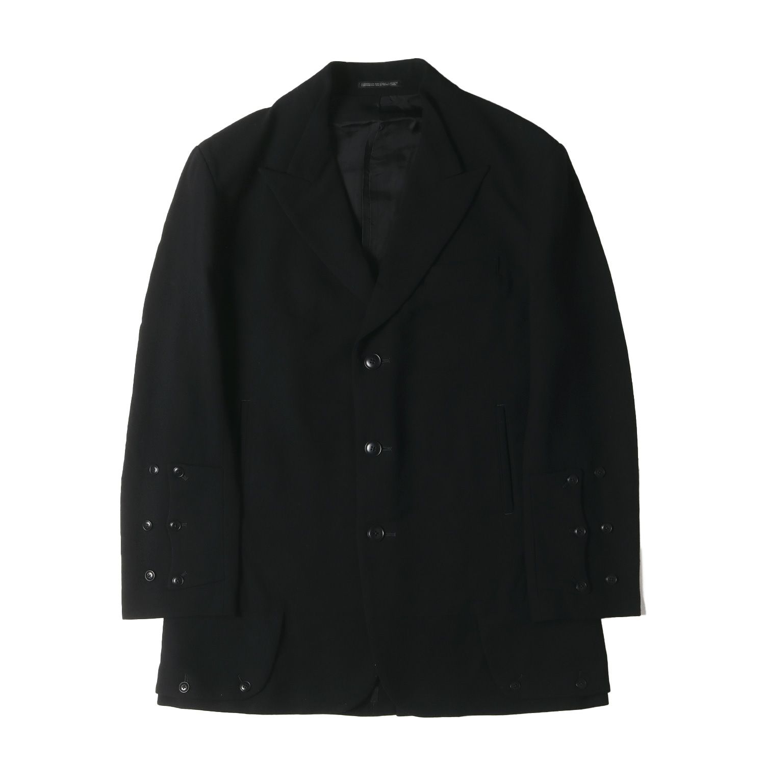 Yohji Yamamoto テーラードジャケット 18ss Yohji Yamamoto (ヨウジヤマモト) 18SS 2014年秋冬 復刻 スカル
