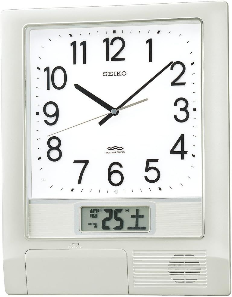 セイコークロック 掛け時計 オフィスタイプ チャイム プログラム機能  