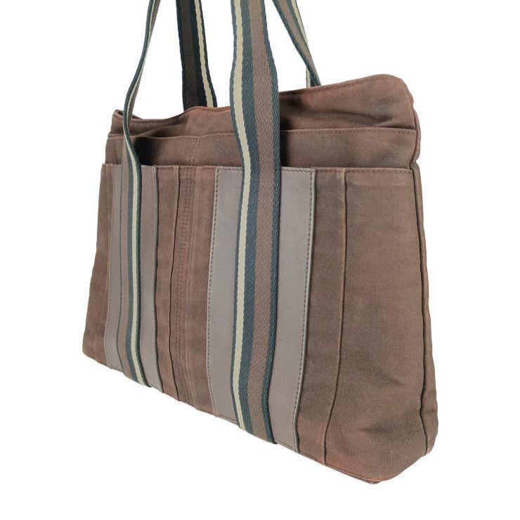 HERMES エルメス トートバッグ トロカホリゾンタル MM - ブラウン  