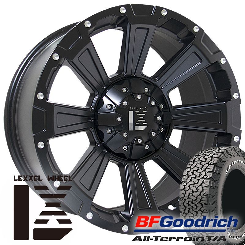 ハイエース 200系 レジアスエース HIACE 16インチ BF グッドリッチ オールテレーン KO2 215/70R16 タイヤ ホイール セット  ホワイトレター 白文字 4本セット - メルカリ