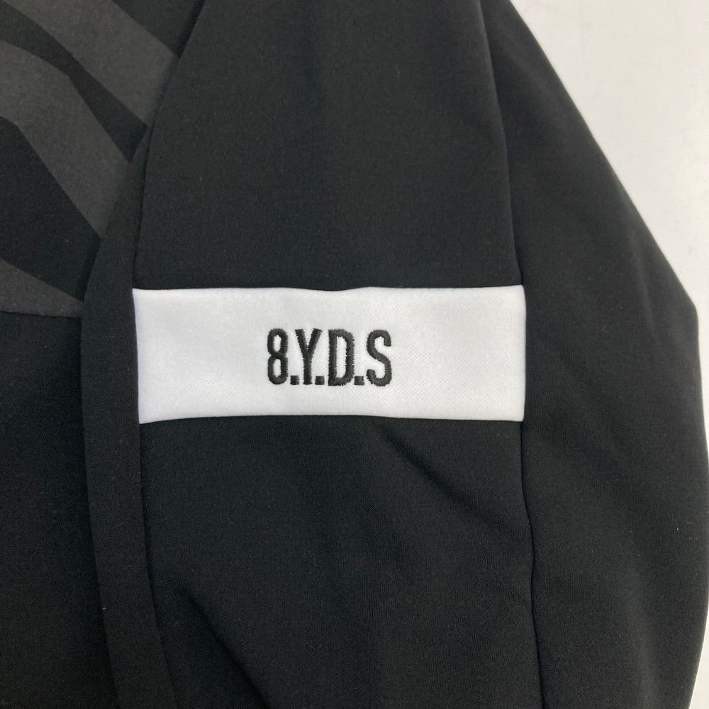 サイズ：L 8YARDS ハチヤーズ 裏起毛ジップジャケット ブラック系