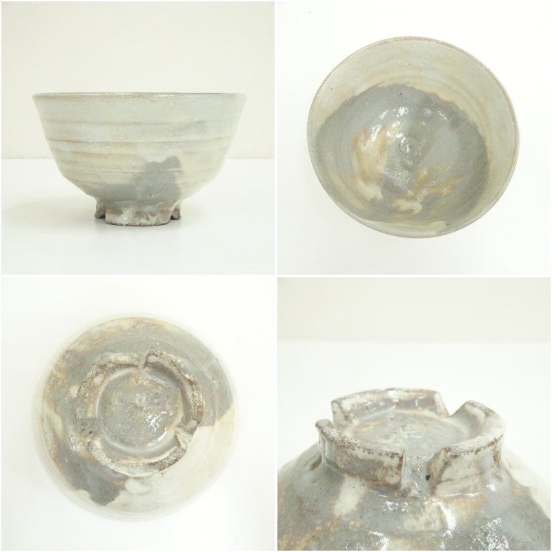 菰山窯 宮田豊（豊山）造 古萩数茶碗10客（共箱） 茶道 抹茶 おしゃれ