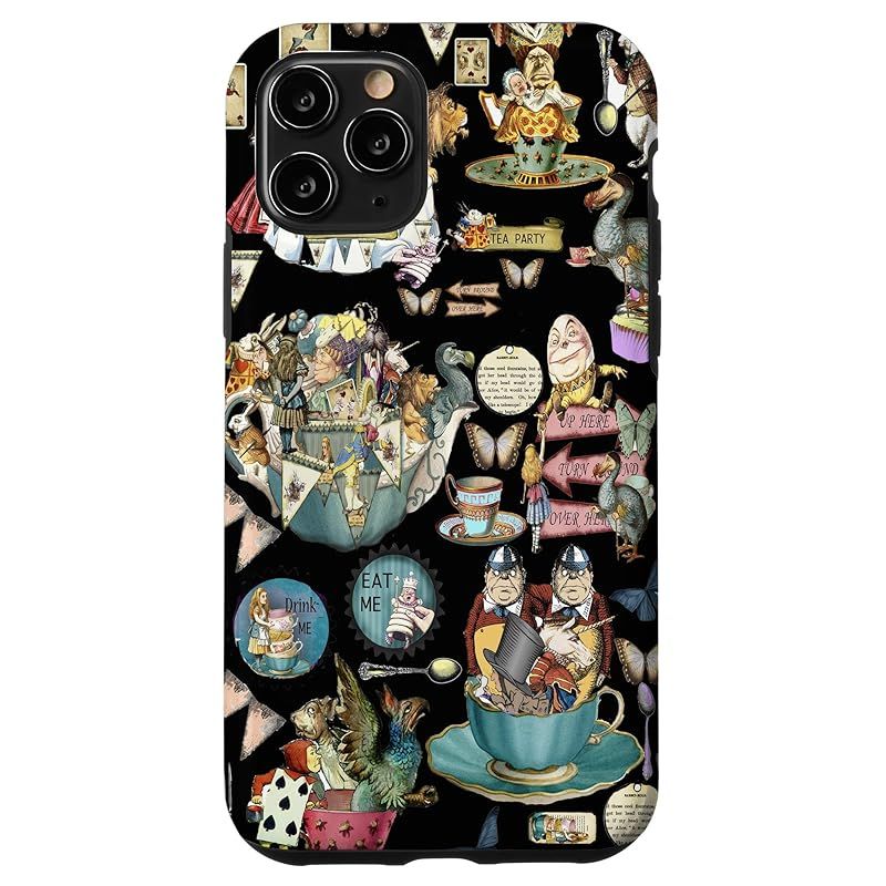 新品　iPhone 11 Pro 不思議の国のアリス コラージュ スマホケース