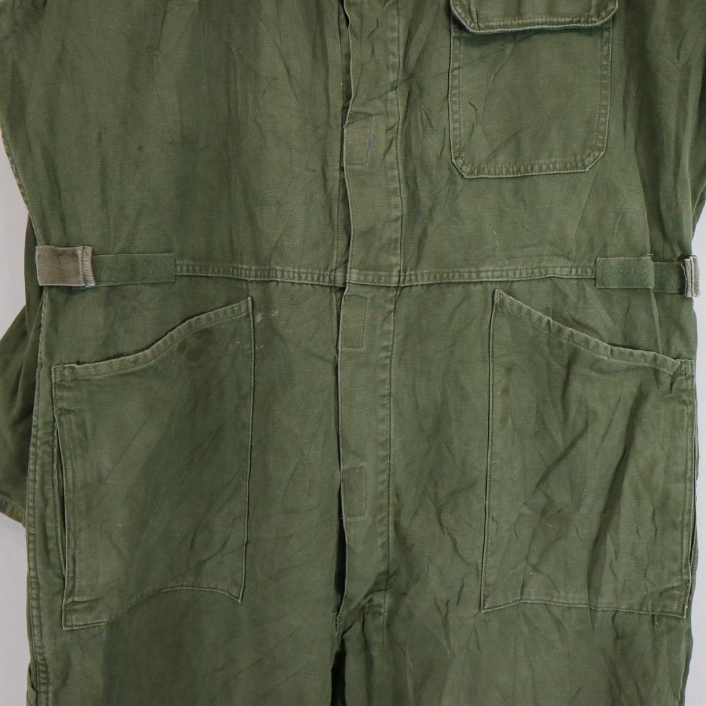 SALE/ 90年代 米軍実物 U.S.ARMY ジャンプスーツ オールインワン ミリタリー オリーブ (メンズ XX‐LARGE) 中古 古着  N7987
