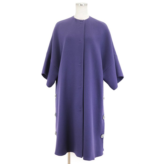 DOLCE & GABBANA ドルチェ&ガッバーナフラワーノーカラーコート