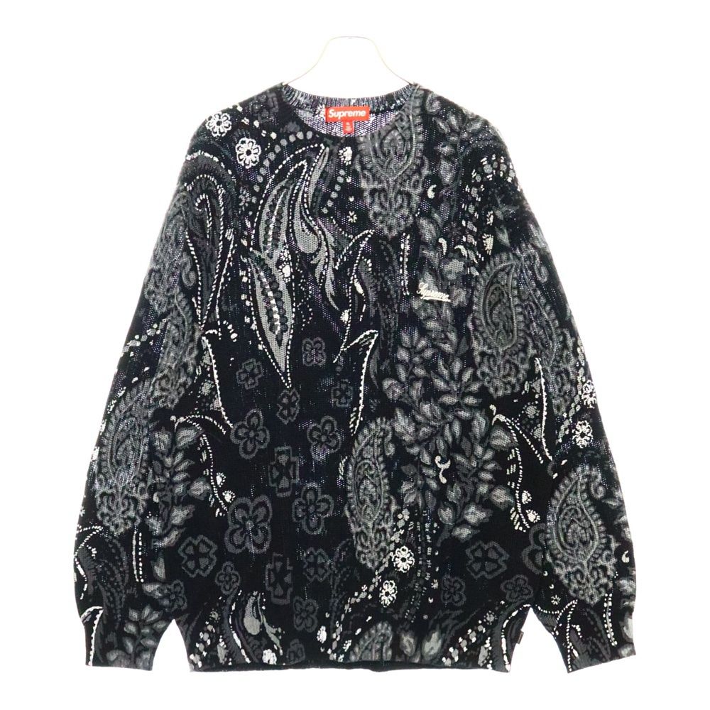 SUPREME (シュプリーム) 24SS Printed Paisley Sweater ペイズリー 総