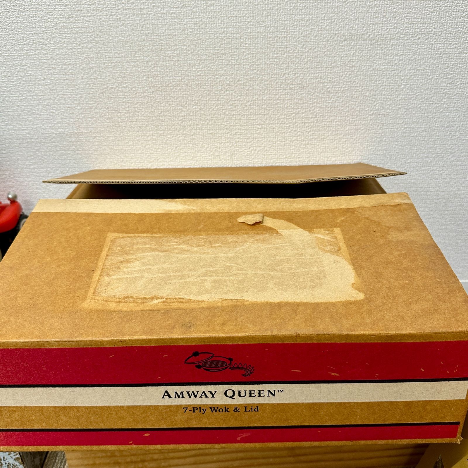 Amway Queen 7-Ply Wok & 切り立っ Lid アムウェイ クイーン 