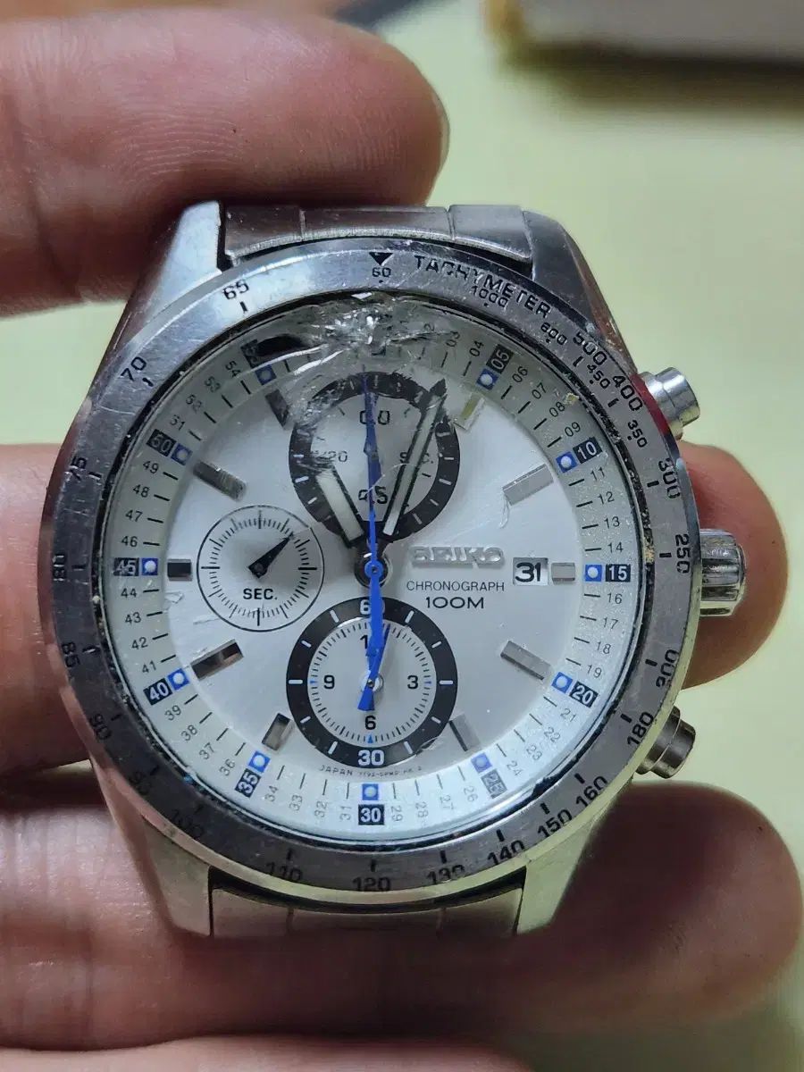 セイコー クオーツ 6T63-00D0 セイコークロノグラフ 6T63. クォーツ 稼働中 稼働品SEIKO