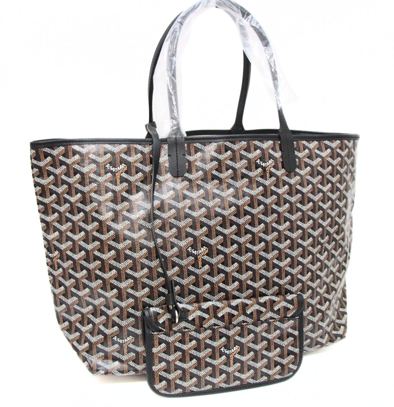 未使用品 ゴヤール GOYARD サンルイPM トートバッグ PVCレザー