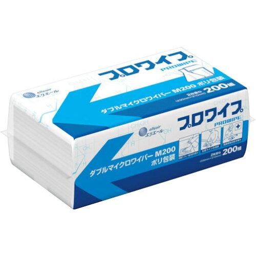 2営業日で発送 エリエール 大王製紙 エリエール プロワイプ ダブルマイクロワイパーM200 200組×30パック入 ポリ包装 20823490 1ケース 200組×30パック入 入数 30