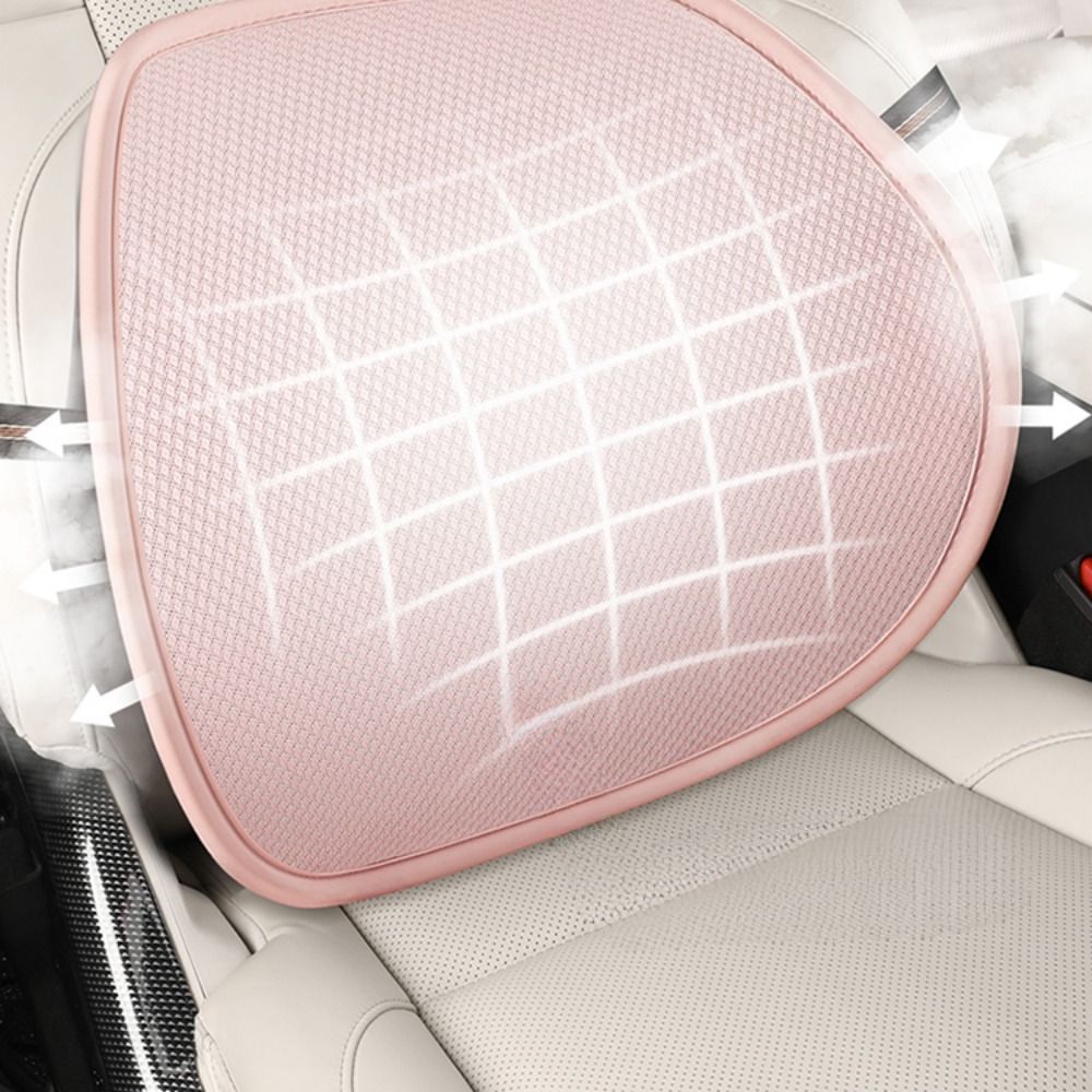 車用 シートカバー マット クッション 背もたれクッション シートクッション チェアクッション カークッション 腰当て ビジネスチェア オフィス 運転席 腰 座席 快適 フィット スタイリッシュ フェイクレザー ピンク ブラック コーヒー ベージュ グレー BRIGHTFACE_UK