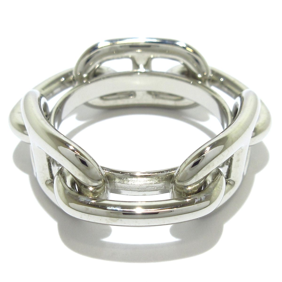 エルメススカーフリング　HERMES シェーヌダンクル　シルバー色 楽天市場】HERMES エルメス シェーヌダンクル スカーフリング シルバー