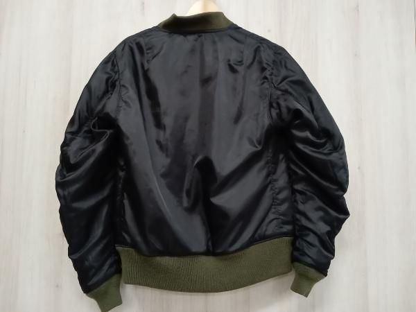 AVIREXアビレックス35周年モデルMA-1フライトジャケット緑グリーンカーキ